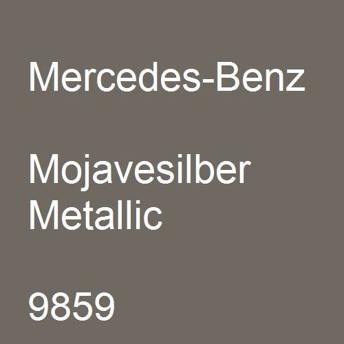 Mercedes-Benz, Mojavesilber Metallic, 9859.